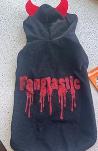 Simply Dog Halloween schwarz Fangtastic Hoodie XSmall - Bild 1 von 4