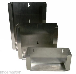 Spenderhalter Edelstahl Wandhalterung Einweg-Handschuhspender Boxhalter Wandhalt - Bild 1 von 9