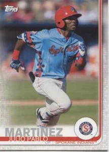 2019 Topps Pro DeBut JULIO PABLO MARTINEZ Base Single - SPOKANE INDIANS - #169 - Picture 1 of 1