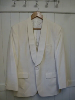 mens TORRE IVORY WOOLBLEND FORMAL EVENING DINNER JACKET SIZE 38"S CHEST - Image 1 of 4