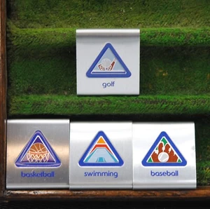 4 Boy Cub Scouts Webelo BSA BELT LOOP SLIDE Skill Awards Merit Badges - Picture 1 of 4