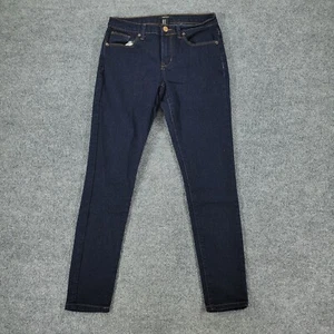 Forever 21 Jeans Damen Gr. 27 Blau Skinny Denim Mid Rise Stretch Dark Wash - Bild 1 von 10