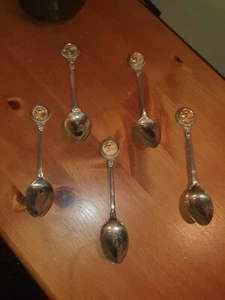Vintage bowling Association Spoons 5 Collectable Unusal Interesting Unusual  - Picture 1 of 12