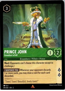 Prince John - Greediest of All - Rare - Rise of the Floodborn - 89/204 - NM - Re - Picture 1 of 2