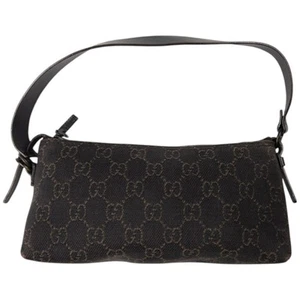 Borsa a tracolla Gucci Monogram Mini Baguette vintage - Foto 1 di 8