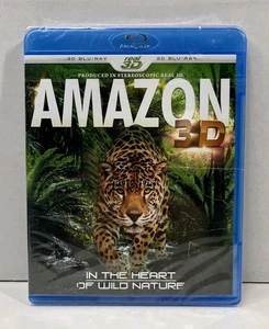 Amazon 3D - In the Heart of Wild Nature (3D/2D Blu-ray, 2013) - Brand New/Sealed - Bild 1 von 6