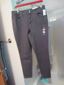 Neu mit Etikett Damen Jegging Maurices Gr. L reg. grau Farbe Reißverschluss vorne/hohe Leibhöhe - Bild 1 von 15