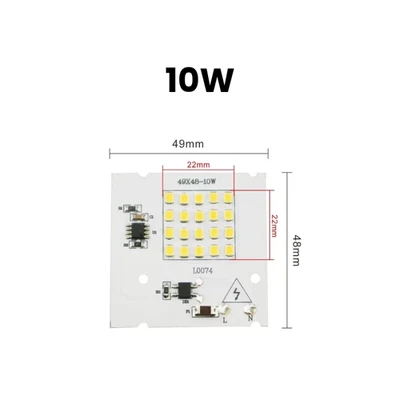 Piastra LED COB 10W 220V Bianco Freddo | Ricambio Faro LED - Immagine 1 di 4