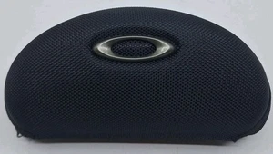 Oakley Sunglasses Hard Case Clamshell Zippered Black Nylon Sport Travel Storage - Picture 1 of 5
