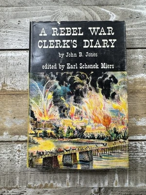 1958 Antique Civil War Book “A Rebel War Clerk's Diary” Dust Jacket - Image 1 of 4