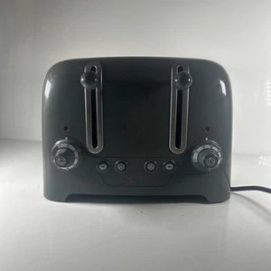 Dualit DPP4 4 Slice Toaster Bagel Defrost Extra Wide Slots -Colour Grey - Picture 1 of 9