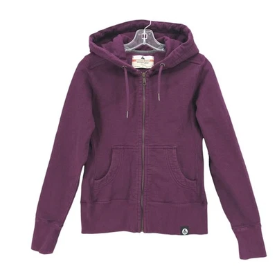AMERICAN GIANT Purple Hoodie Women's Classic Zip Heavyweight SMALL - FLAWS! - Image 1 of 4