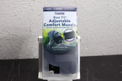 Bozal Coastal Best Fit Comfort para perro talla XL X-Large ajustable transpirable negro Foto 1 de 4