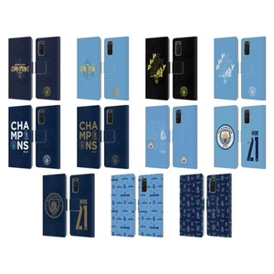 MAN CITY FC 2021 LEAGUE CHAMPIONS LEATHER BOOK WALLET CASE FOR SAMSUNG PHONES 2 - Picture 1 of 12