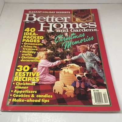Better Homes And Gardens Magazine December 1990 - HOLIDAY ISSUE Foto 1 de 4