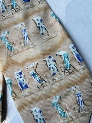 Corbata de cuello Tommy Bahama tropical de seda para hombre Foto 1 de 2