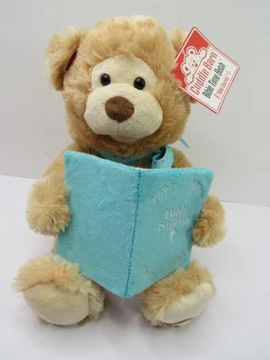 Cuddle Barn 15" Plush Stuffed Bear Animated Talks Bible Time Beth New With Tags - Image 1 of 4
