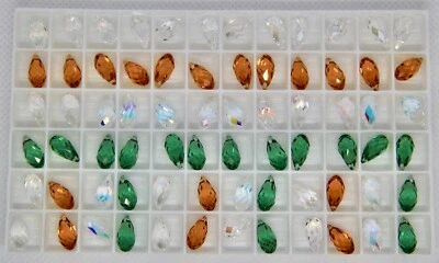 Colgante Briolette Facetado Cristal Swarovski 6010 11 x 5,5 mm Foto 1 de 3