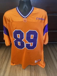 Clemson Tigers Football Jersey Majestic Men’s #83 Stitched Orange - Picture 1 of 9