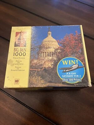 NEW U.S. CAPITOL WASHINGTON D.C, USA #1136 BIG BEN 1000 pc Jigsaw Puzzle Gift - Image 1 of 3
