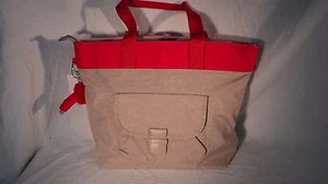 Bolso de compras Kipling Lotta TM5103 Café Latte rojo - Imagen 1 de 5