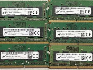 MICRON 24GB (6x4GB) MTA4ATF51264HZ-2G6E1 1RX16 PC4-2666V DESKTOP MEMORY - Picture 1 of 3