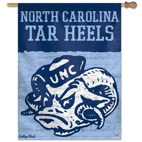 NORTH CAROLINA TAR HEELS VAULT 28"X40" BANNER FLAG BRAND NEW WINCRAFT 😎🔥 Cover