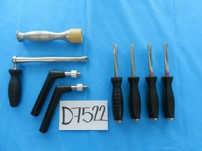 Lote de 8 instrumentos ortopédicos Howmedica D7522 Foto 1 de 4