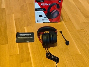 HYPERX Cloud Alpha Schwarz/Rot ++ MIT OPTISCHEN MÄNGELN ABER VOLL FUNKTIONSFÄHIG - Bild 1 von 16