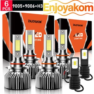 For Toyota Corolla 2001-2004 6Pcs LED Headlight Bulb High/Low Beam Fog Light Kit - Picture 1 of 12
