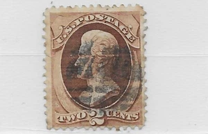 US Scott 135, 2 Cent, Andrew Jackson, Used, NG, NH, F/VF, Fancy Cancel - Picture 1 of 2