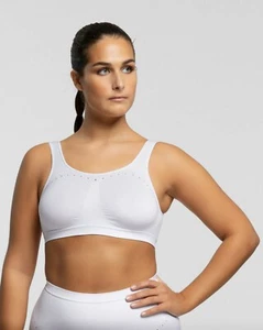 Comfort Bra Anatomical Size Wide Strap Women's Microfiber Pompea - Picture 1 of 11