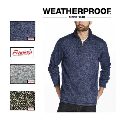 Weatherproof Vintage Men's 1/4 Zip Pullover Sweater E31 - Image 1 of 3