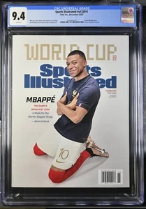 Kylian Mbappe SPORTS ILLUSTRATED Magazine CGC 9.4 December 2022 Newsstand France - Picture 1 of 3