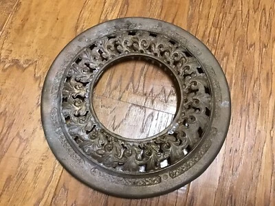 Emerson Antique Ceiling Fan Fern Leaf Bottom Plate Reproduction Ornamental USA - Image 1 of 4