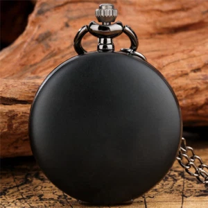 Steampunk Pocket Watch Men Women Quartz Analog Watches Necklace Pendant Chain - Bild 1 von 19