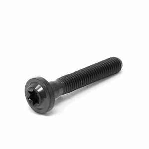 m5 x 30 Titanium Low Profile Screw Torx t25 x 0.8 Ti  Washer Bolt Ceramic Black - Picture 1 of 2