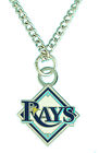 Tampa Bay Rays MLB Peter David Silver Tone Necklace & Pendant