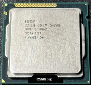 Intel Quad Core i5-2500 3.3GHz 6M 5GT/s LGA1155/Socket H2 CPU Processor SR00T - Picture 1 of 2