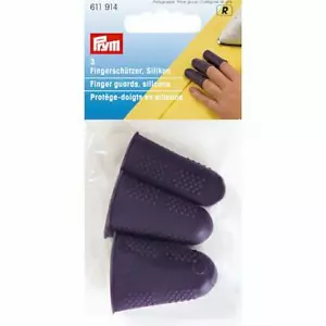 Prym Heat Resistant Silicone Finger Guards 3pcs 611914 - Picture 1 of 3