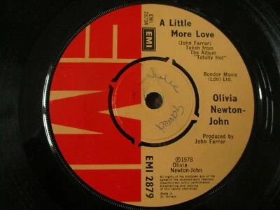 Olivia Newton-John - A Little More Love - 7" Record - EMI - EMI 2879 - UK - 1978 Foto 1 de 2
