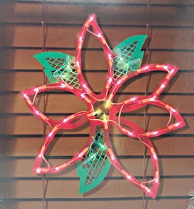 Weihnachten Weihnachtsstern beleuchtet Instant Dekor Fensterdekoration - 1 Stück - Bild 1 von 2