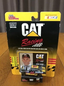 1997 NEW RACING CHAMPIONS 1:64 DAVID GREEN AUTOGRAPHED SIGNED CAT RACING NIP - Picture 1 of 8