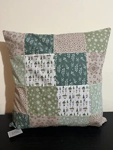 Christmas Patchwork Cushion Cover - Picture 1 of 1