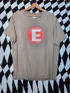 Vintage E Elmo Sesame Street Changes T-Shirt Large Tan Brown Single Stitch 1990s - Picture 1 of 9