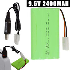 9.6v 2400mAh Ni-MH KET 2P Connector Rechargeable Battery Pack for RC Car Truck