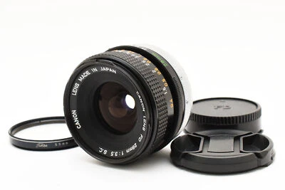 [COMO NUEVO] Canon FD 28mm F/3.5 s.c. Lente gran angular MF de JAPÓN Foto 1 de 4