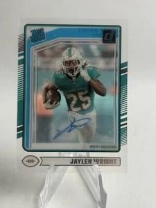 Donruss Clearly RC 2024 automático Jaylen Wright novato (RC) #84 - Imagen 1 de 2