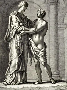 1676 Aurelius & Lucius Verus, J.J. Sandrart del., Amling sc., folio engraving, c - Picture 1 of 4