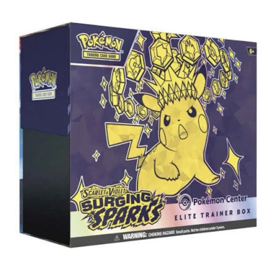 Pokemon TCG - Surging Sparks Pokemon Center - Elite Trainer Box - Sealed ETB - Image 1 of 1